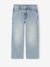 Rechte meisjesjeans lichtblauw+middenblauw - vertbaudet enfant 