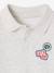 Sweat polo garçon gris chiné - vertbaudet enfant 