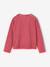 T-shirt met lange mouwen voor meisjes chambrayblauw+oudroze - vertbaudet enfant 