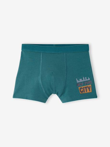 Set van 5 jongensboxers antraciet - vertbaudet enfant 
