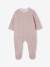 Set van 2 velours babypyjama's meisje gemêleerd beige - vertbaudet enfant 