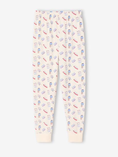 Lot de 2 pyjamas fille beige - vertbaudet enfant 