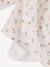 Blouse voor meisjes met gesmokte mouwen ivoor+lichtroze+saliegroen+vanille - vertbaudet enfant 