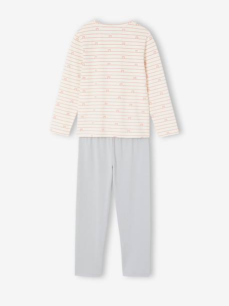Lot de 2 pyjamas fille beige - vertbaudet enfant 