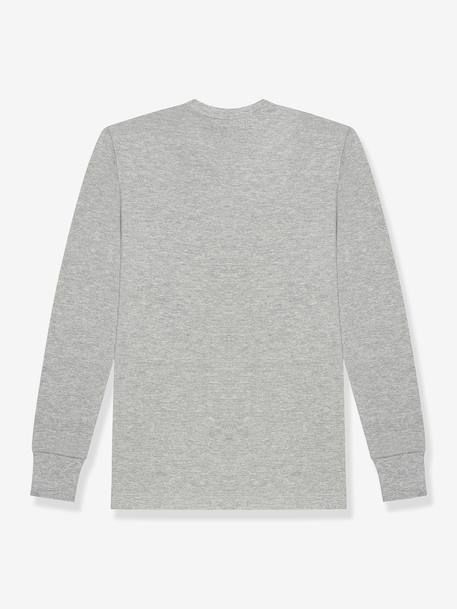 T-shirt thermal D257 blanc+gris - vertbaudet enfant 