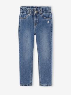 Meisje-Jean-Paperbag jeans voor meisjes