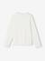 T-shirt manches longues fille écru+mauve+taupe - vertbaudet enfant 