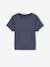 Lot de 2 T-shirts courts fille encre+vieux rose - vertbaudet enfant 