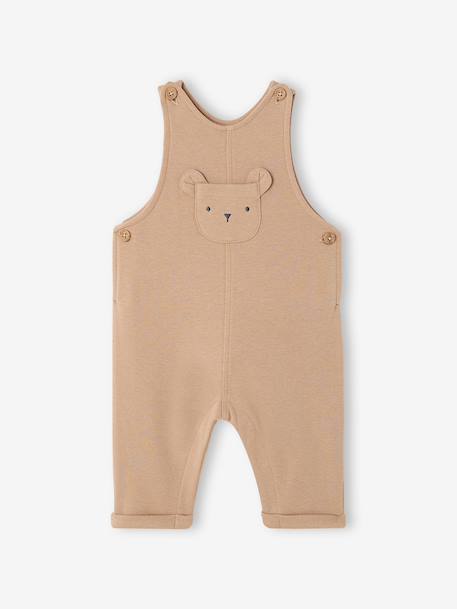 Tuinbroek voor pasgeboren babyjongen gemêleerd beige - vertbaudet enfant 