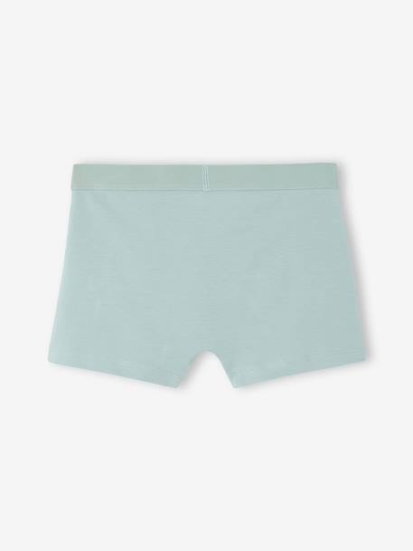 Set van 5 jongensboxers blauwgroen - vertbaudet enfant 