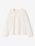 T-shirt manches longues fille écru+rose pâle - vertbaudet enfant 