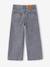 Jean large fille étoiles bleu clair+denim gris - vertbaudet enfant 
