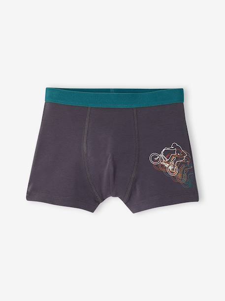 Set van 5 jongensboxers antraciet - vertbaudet enfant 
