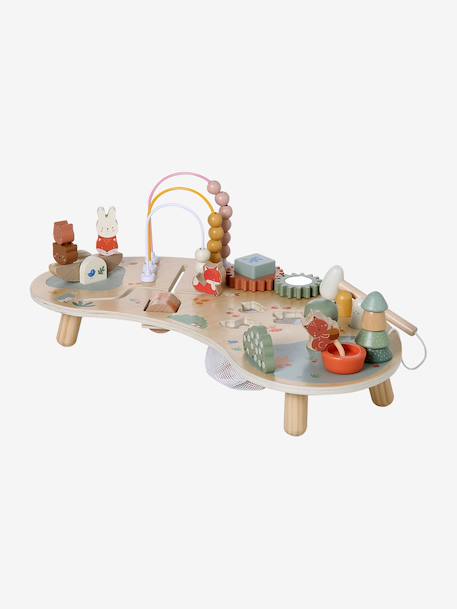 Table d'activités double hauteur HAPPY FOREST en bois FSC® écru - vertbaudet enfant 