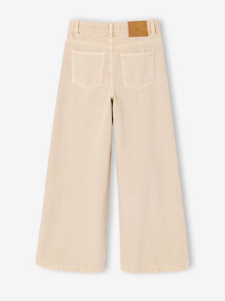 Pantalon large fille vanille - vertbaudet enfant 