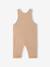 Tuinbroek voor pasgeboren babyjongen gemêleerd beige - vertbaudet enfant 