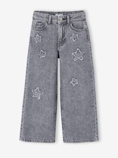 -Jean large fille étoiles