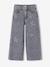 Wijde jeans voor meisjes met sterren denimgrijs+lichtblauw - vertbaudet enfant 