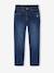 Paperbag jeans voor meisjes donkerblauw+middenblauw - vertbaudet enfant 