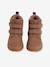 Jongensboots met klittenband bruin - vertbaudet enfant 