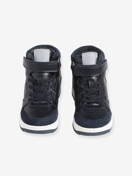 Baskets montantes enfant garçon marine - vertbaudet enfant 