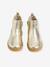 Meisjesboots met rits goud - vertbaudet enfant 