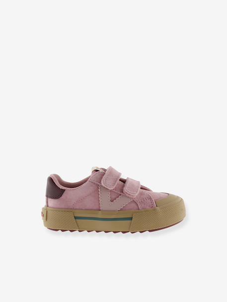 VICTORIA Tribu sneakers kaki+marineblauw+rozen - vertbaudet enfant 