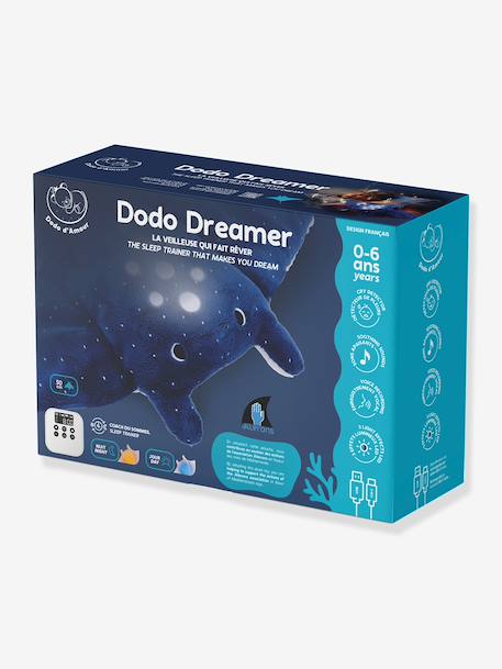 Peluche veilleuse raie Dodo bleu - vertbaudet enfant 
