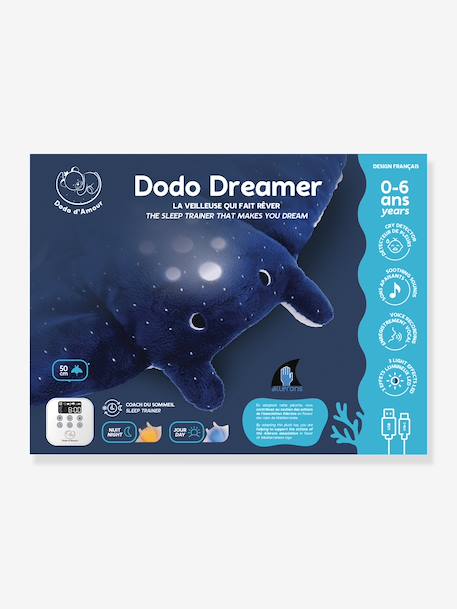 Peluche veilleuse raie Dodo bleu - vertbaudet enfant 