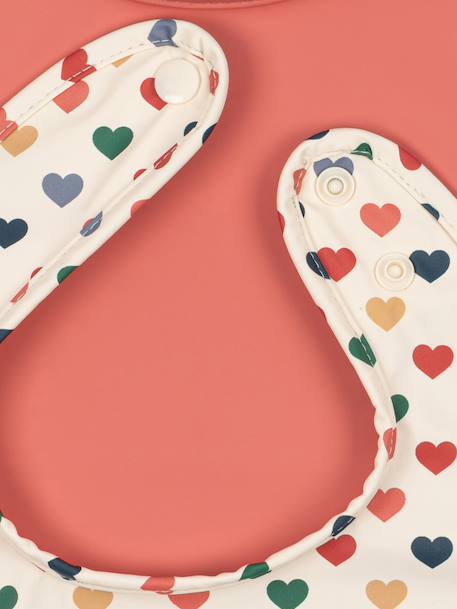 Set van 2 slabbetjes rozen - vertbaudet enfant 