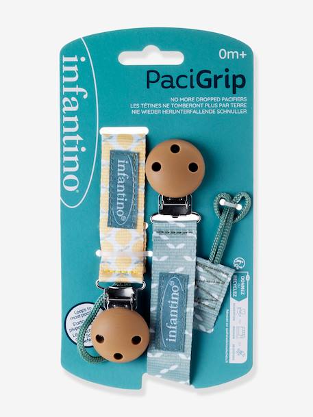 Pack de 2 attache-sucettes jaune - vertbaudet enfant 