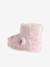 Chaussons montants enfant beige imprimé+rose - vertbaudet enfant 