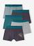 Lot de 5 boxers garçon anthracite - vertbaudet enfant 