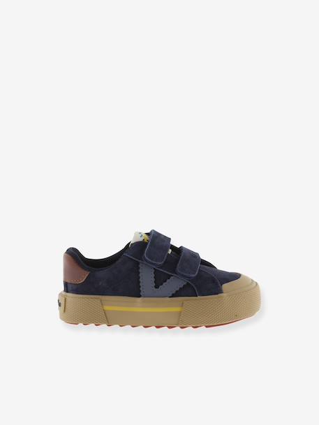 VICTORIA Tribu sneakers kaki+marineblauw+rozen - vertbaudet enfant 