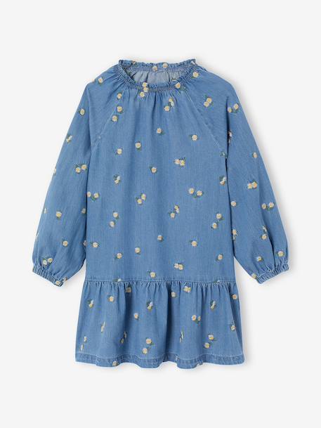 Robe denim fille bleu jean - vertbaudet enfant 