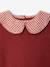 Pull col claudine lilas+marine+tomette - vertbaudet enfant 
