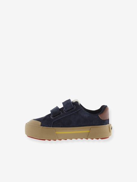 VICTORIA Tribu sneakers kaki+marineblauw+rozen - vertbaudet enfant 