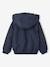 Coupe-vent fille à capuche doublé sherpa marine+rose - vertbaudet enfant 
