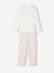 Pyjama pantalon fille rose pâle - vertbaudet enfant 