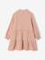 Robe fille en gaze de coton imprimée pois irisés noix de pécan+prune+vert sapin+vert sauge - vertbaudet enfant 