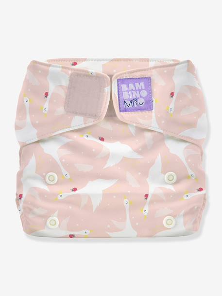 Miosolo couche tout en un blanc+rose+vert - vertbaudet enfant 