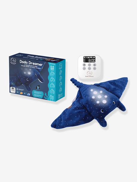 Peluche veilleuse raie Dodo bleu - vertbaudet enfant 