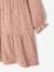 Robe fille en gaze de coton imprimée pois irisés noix de pécan+prune+vert sapin+vert sauge - vertbaudet enfant 