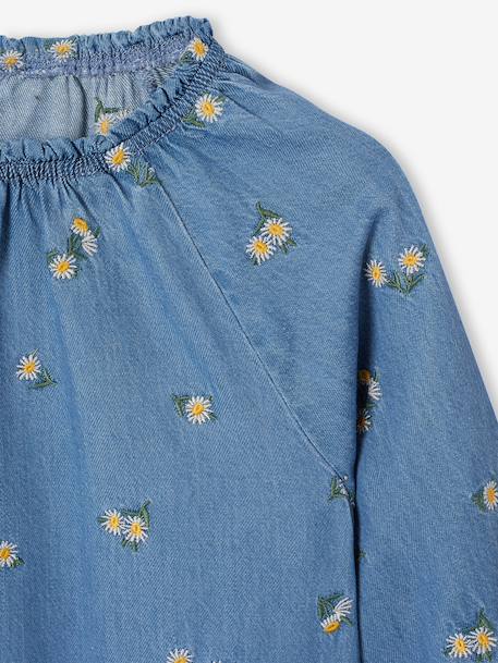 Robe denim fille bleu jean - vertbaudet enfant 