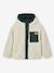 Blouson réversible à capuche garçon bleu grisé+vert sapin - vertbaudet enfant 