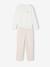 Pyjama pantalon fille rose pâle - vertbaudet enfant 