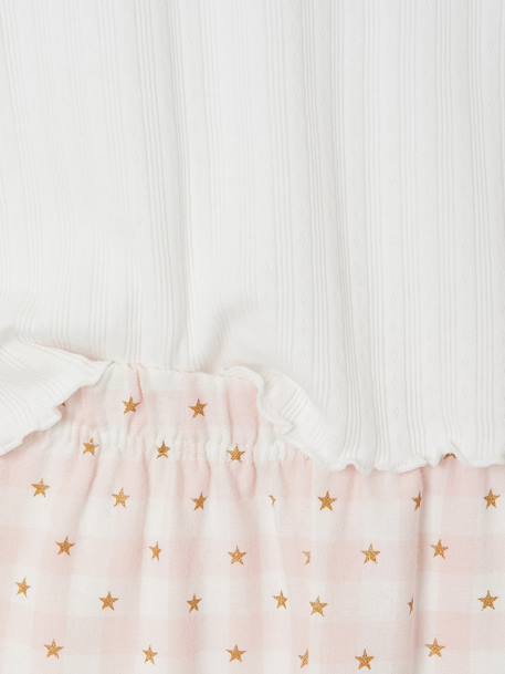 Pyjama pantalon fille rose pâle - vertbaudet enfant 