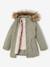 3-in-1 parka met capuchon meisje DARK GREEN+groengrijs+kaki+PURPLE DARK+salie+zwart - vertbaudet enfant 