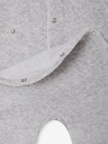 Lot de 3 dors bien bébé ouverture dos beige chiné+gris chiné+vert sauge - vertbaudet enfant 