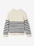 Pull fille écru+marine - vertbaudet enfant 